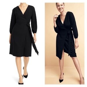 J.CREW CREPE WRAP DRESS